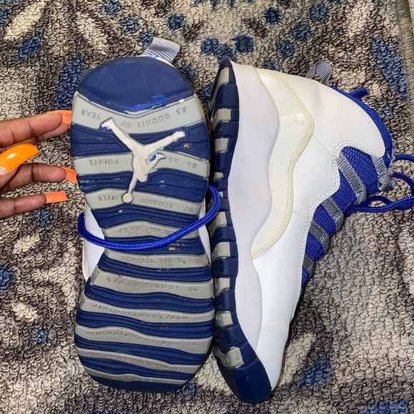 AIR JORDAN 10 RETRO TXT 'OLD ROYAL' - Picture 4 of 4